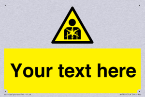 Custom Warning substance or mixture presenting a health hazard